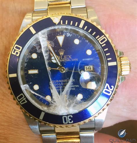 My 1 month new Rolex glass broken. 